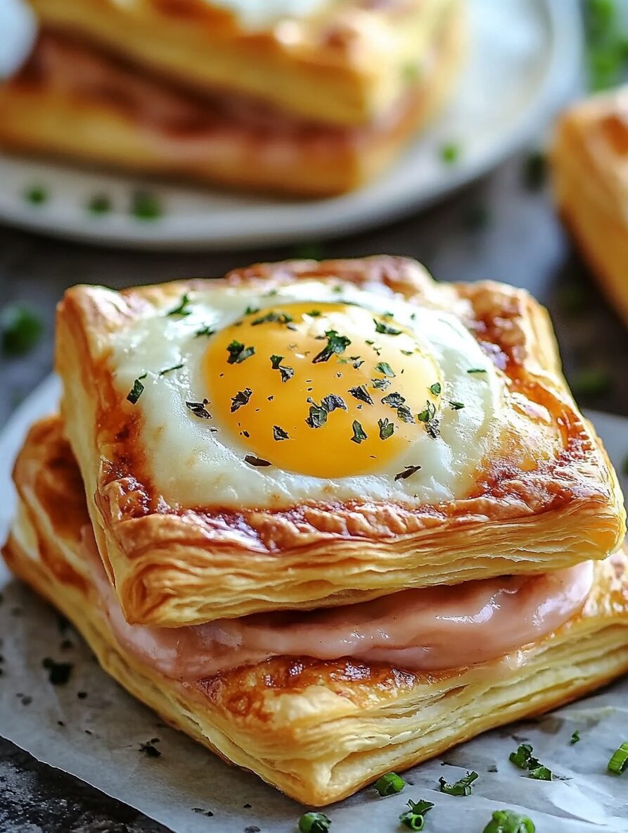 Puff Pastry Croque Madame