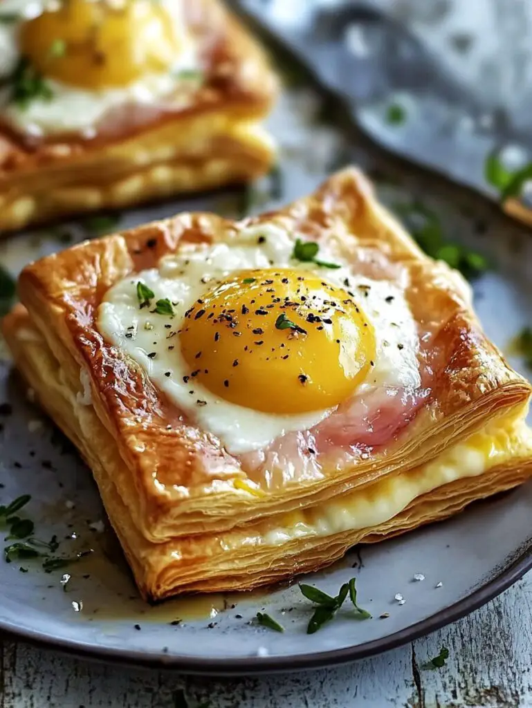 Puff Pastry Croque Madame