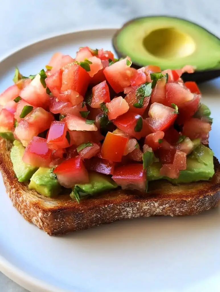 Salsa-Topped Avocado Toast