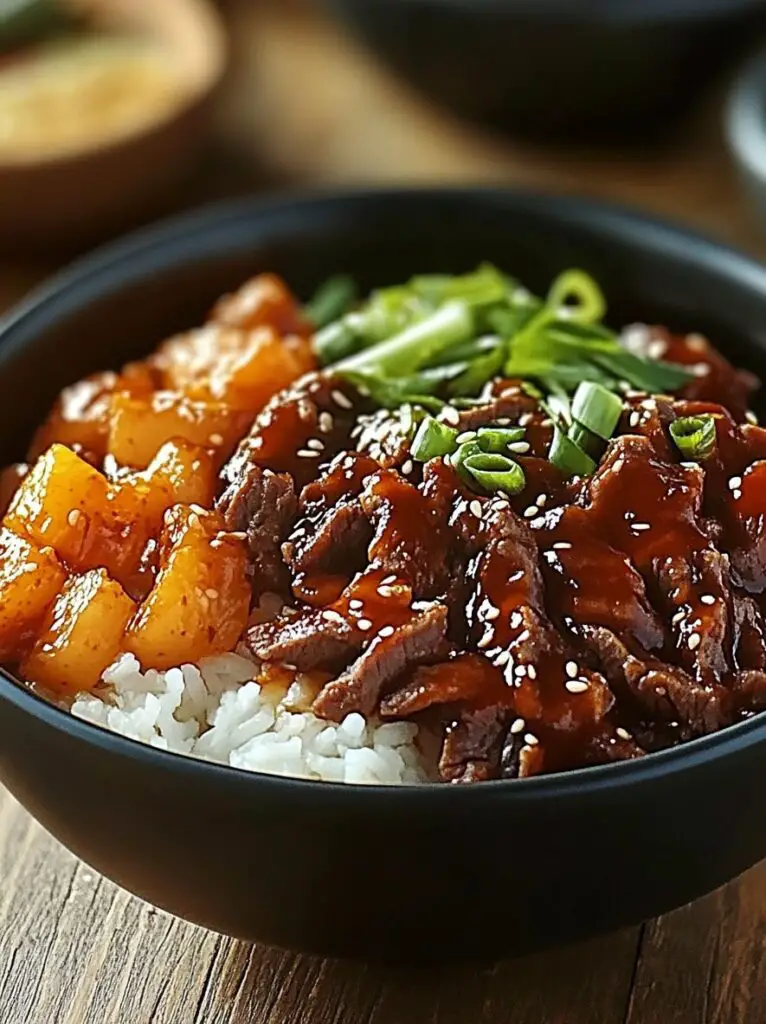 Korean Beef Bowl