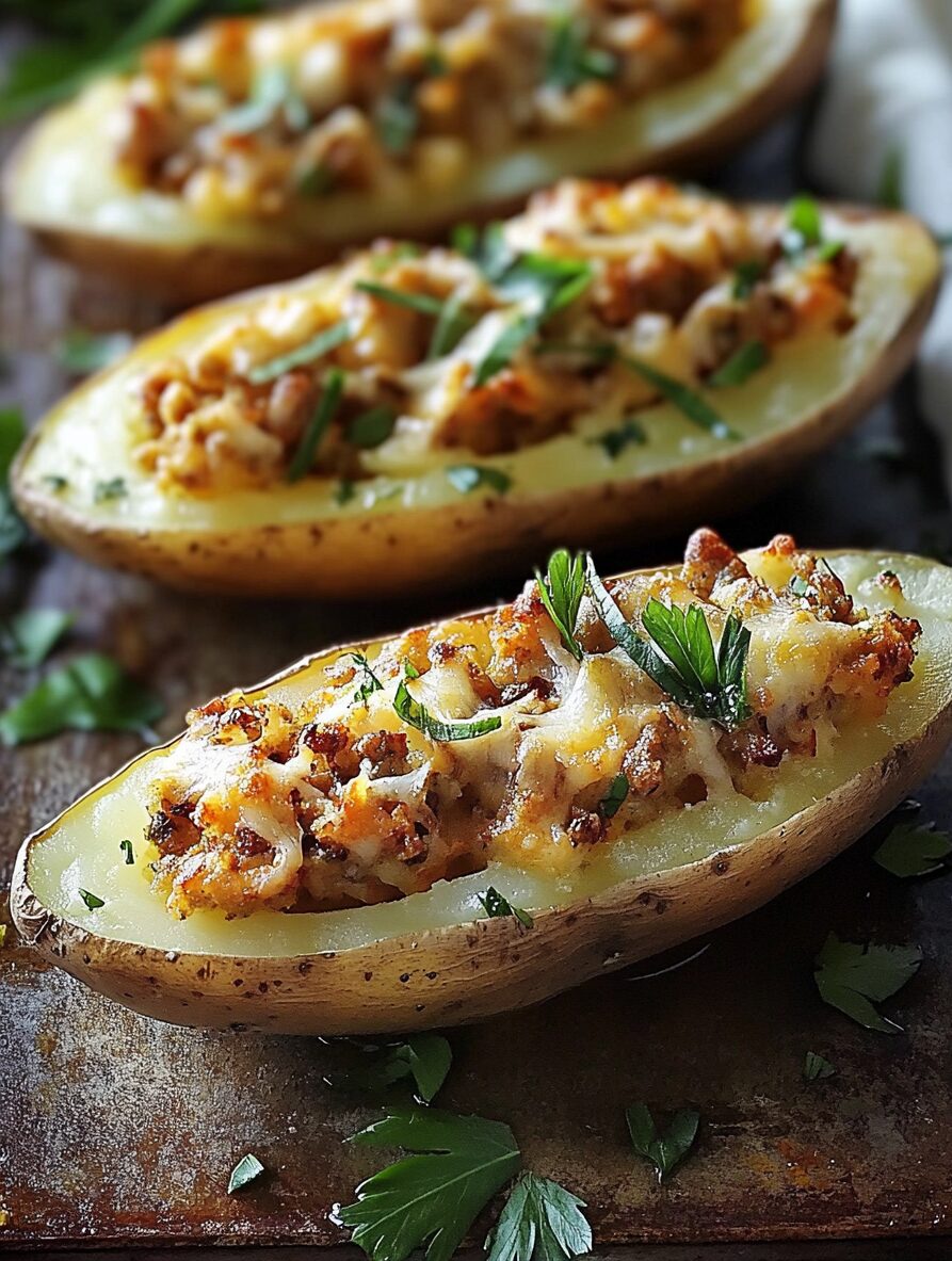 Stuffed Potato Boats