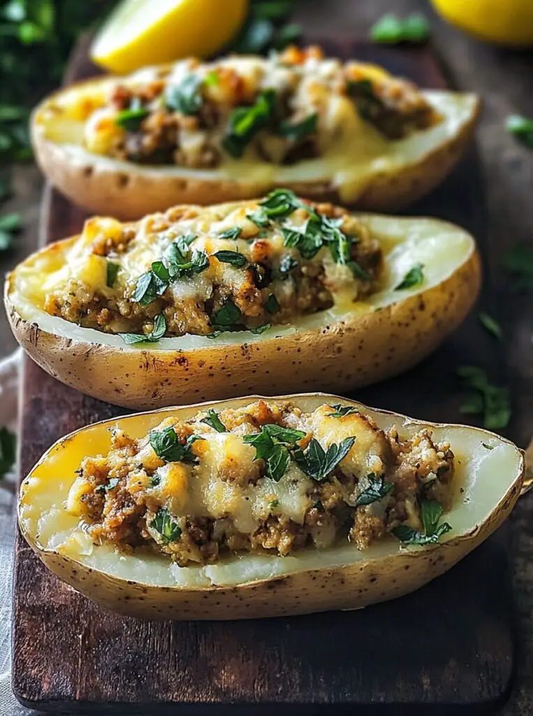 Stuffed Potato Boats