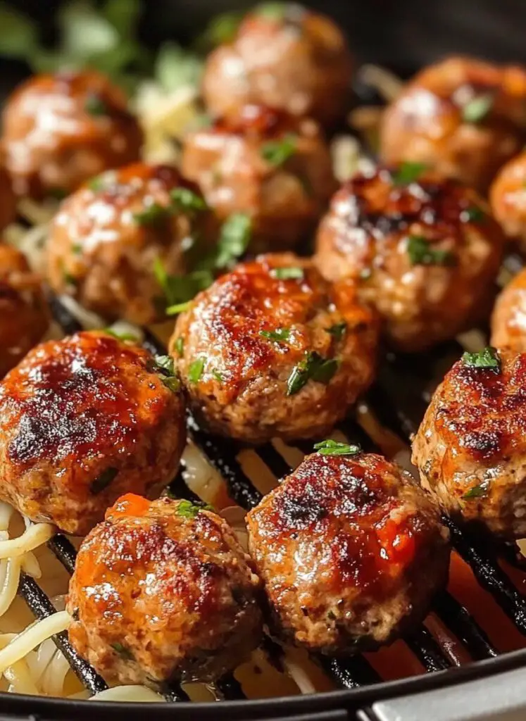 Air Fryer Turkey Meatballs