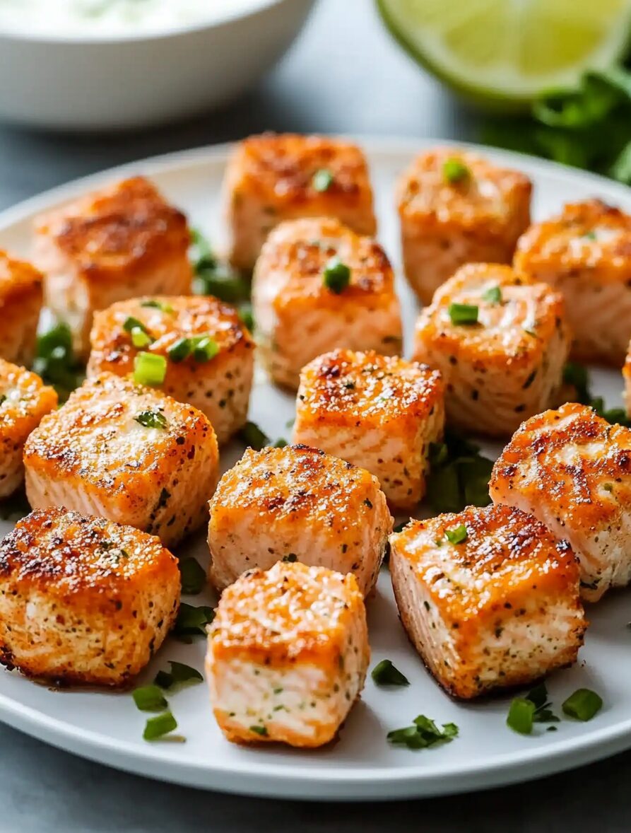 Air Fryer Salmon Bites