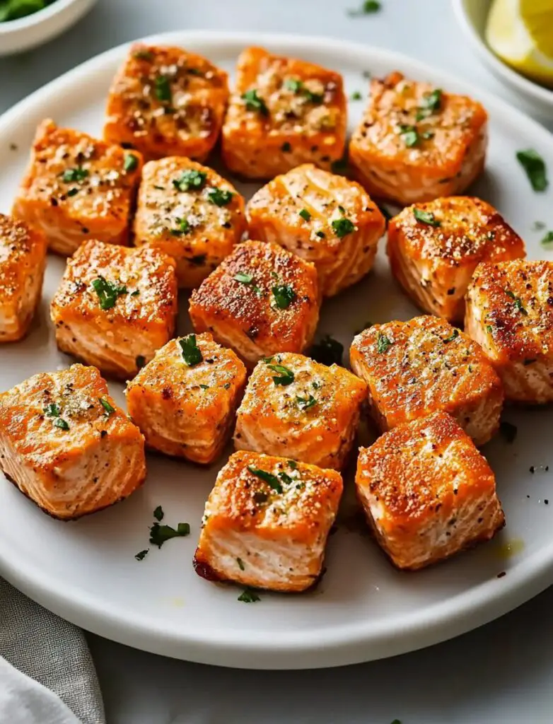 Air Fryer Salmon Bites