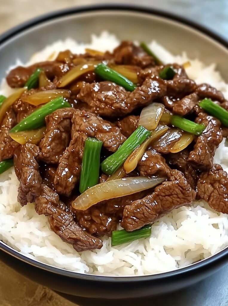 Chinese Beef and Onion Stir-Fry