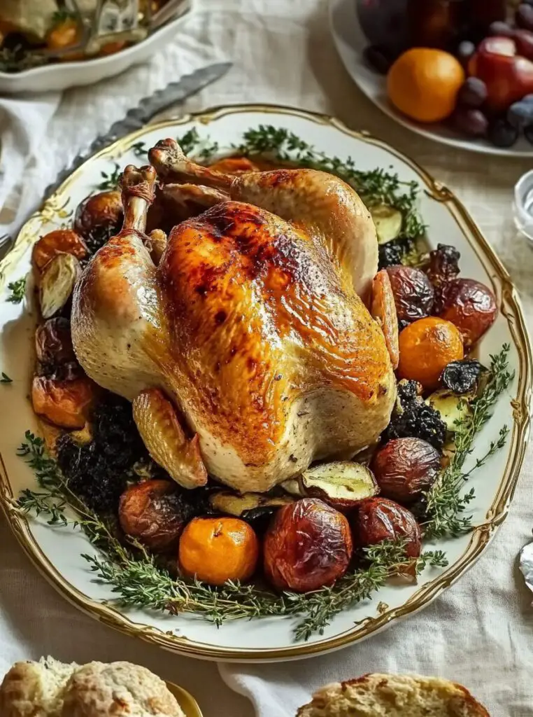 Easy Roast Chicken Dinner