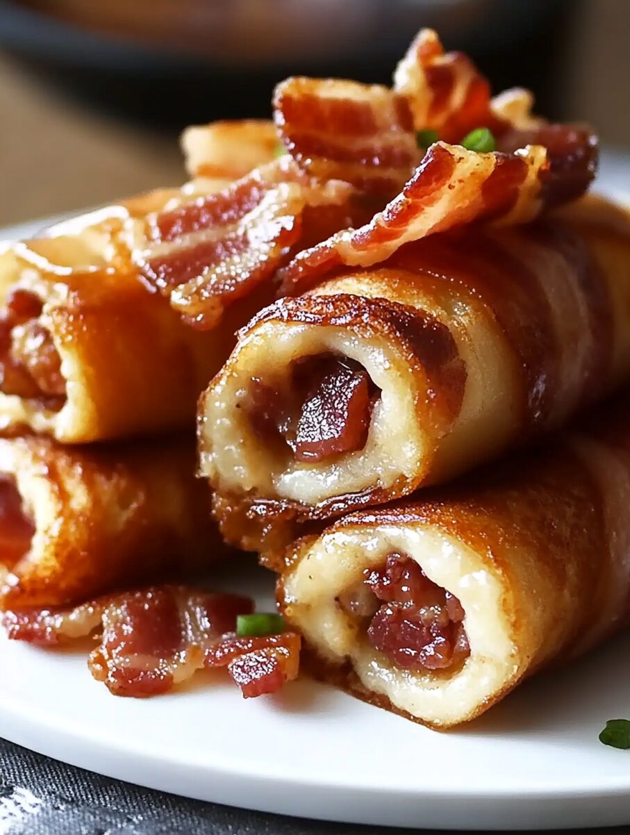 Bacon French Toast Roll-Ups