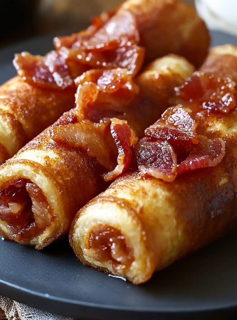 Bacon French Toast Roll-Ups