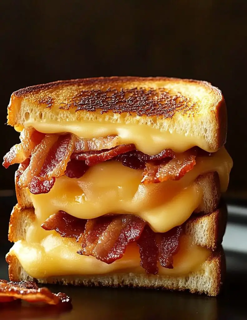 Grilled Cheese with Apple and Bacon