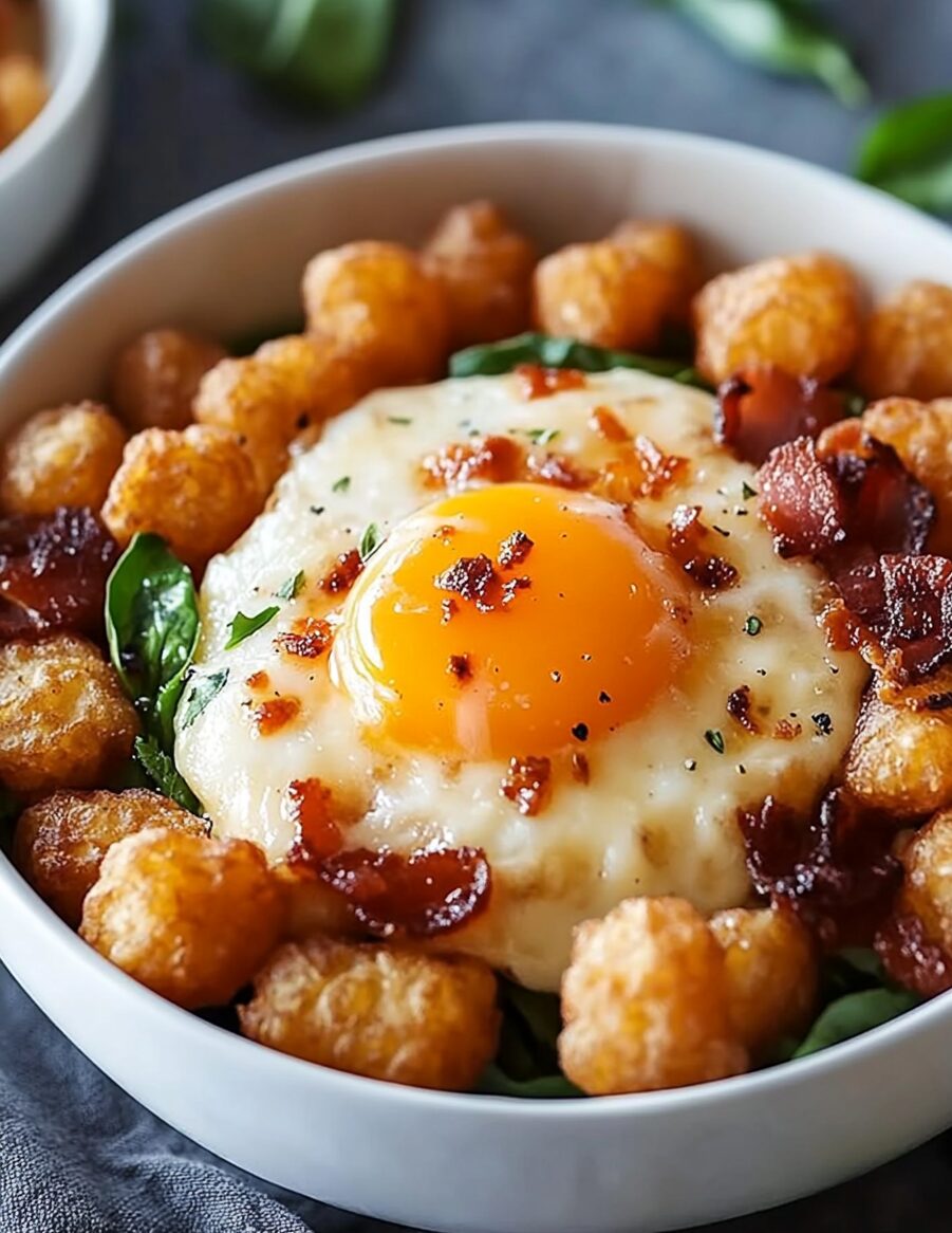 Tater Tot Breakfast Bowl
