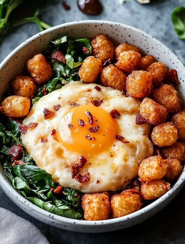 Tater Tot Breakfast Bowl