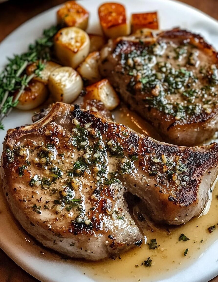 Garlic Parmesan Pork Chops