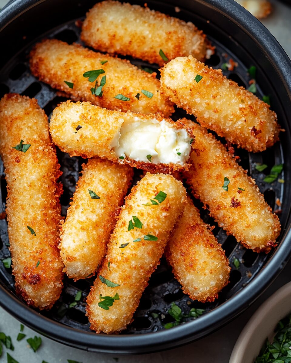 Air Fryer Mozzarella Sticks