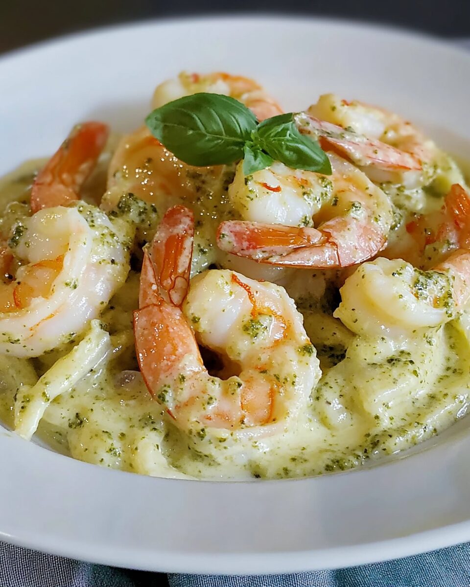 Creamy Pesto Shrimp