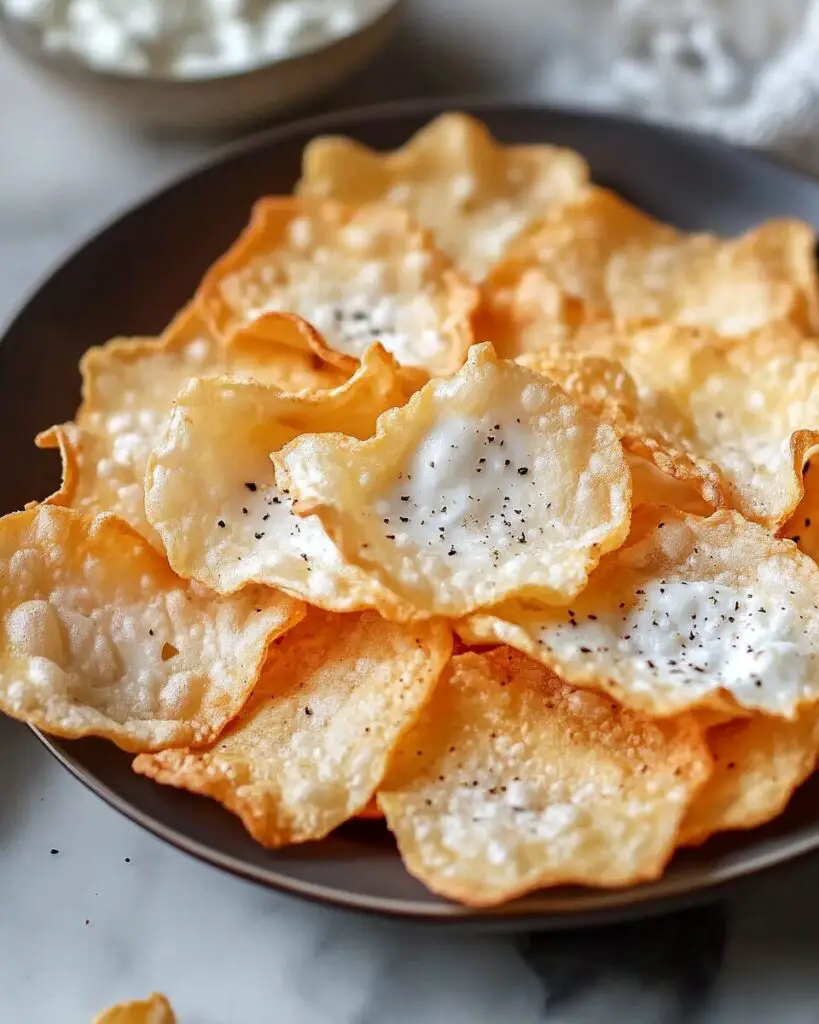 Crispy High-Protein Cottage Cheese Chips