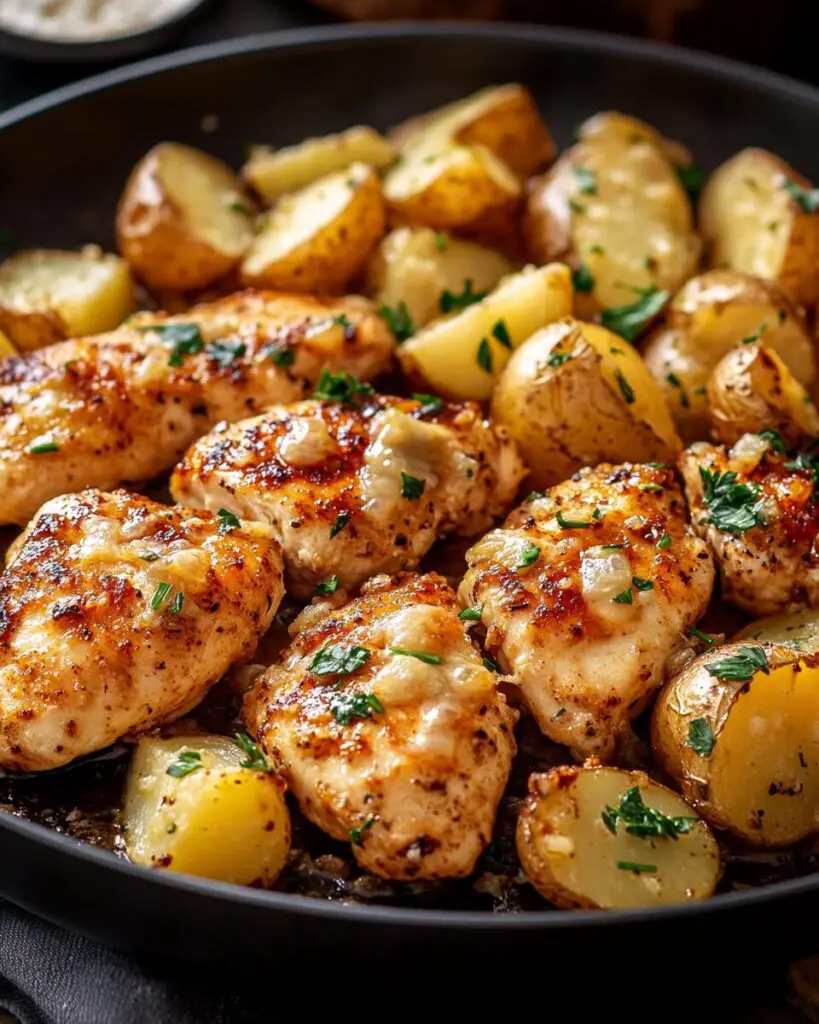 Garlic Parmesan Chicken and Potatoes
