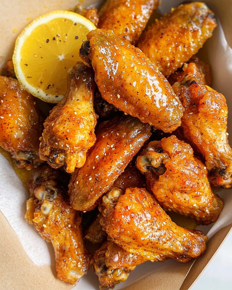 Honey Lemon Pepper Wings