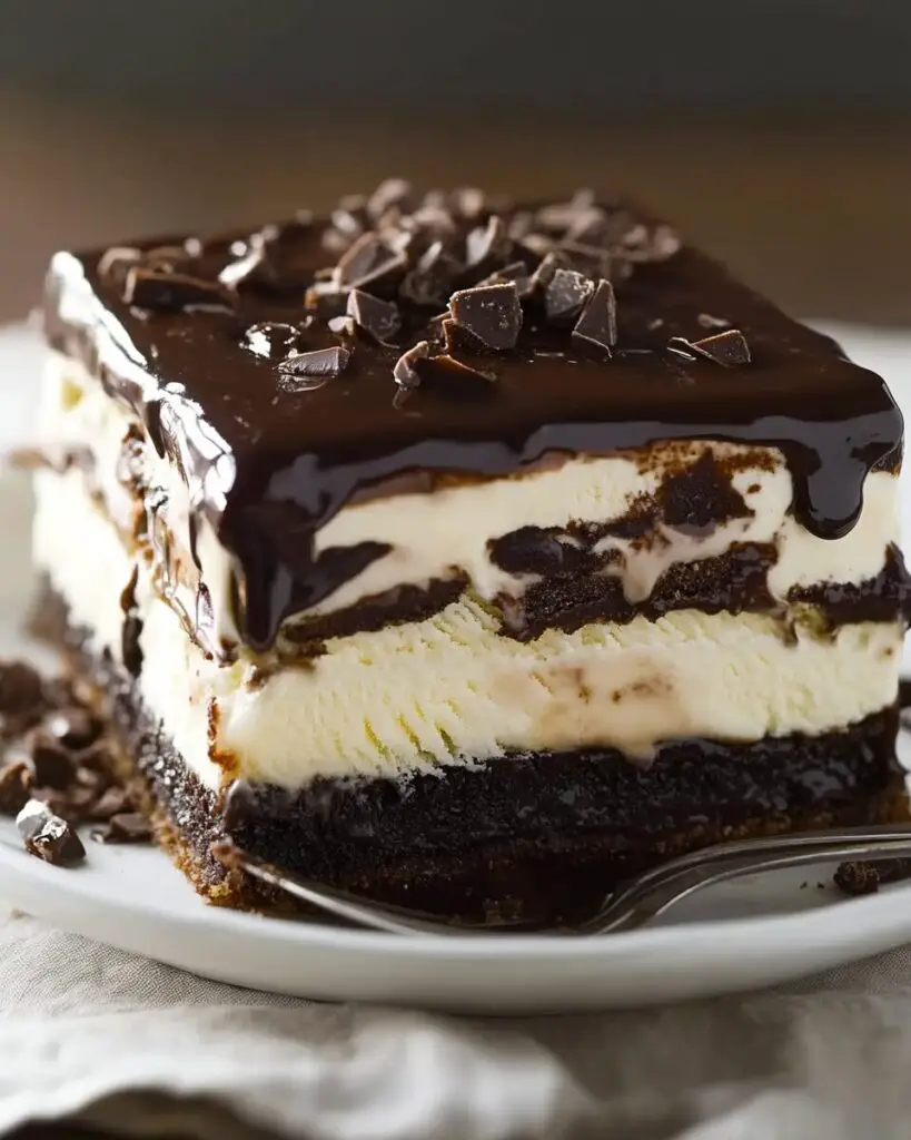Hot Fudge Ice Cream Dessert Bars