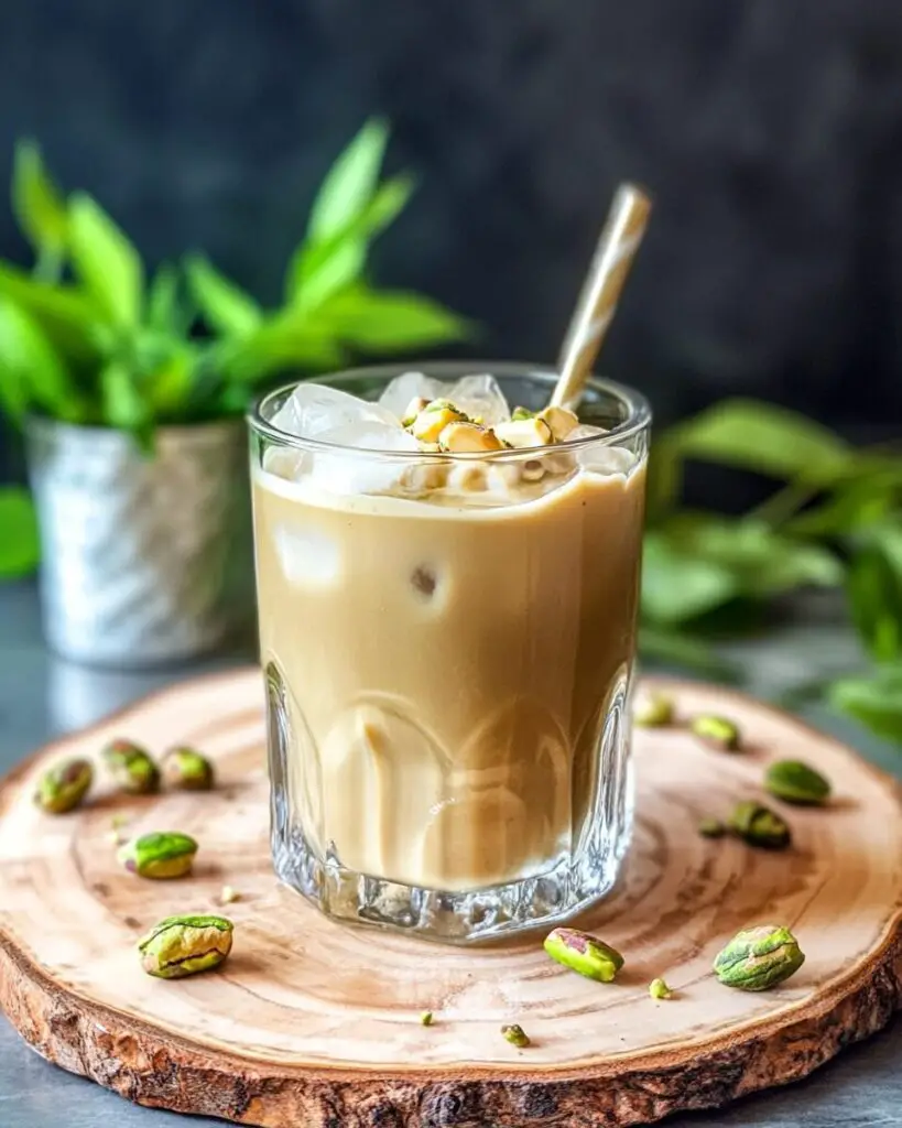 Iced Pistachio Latte
