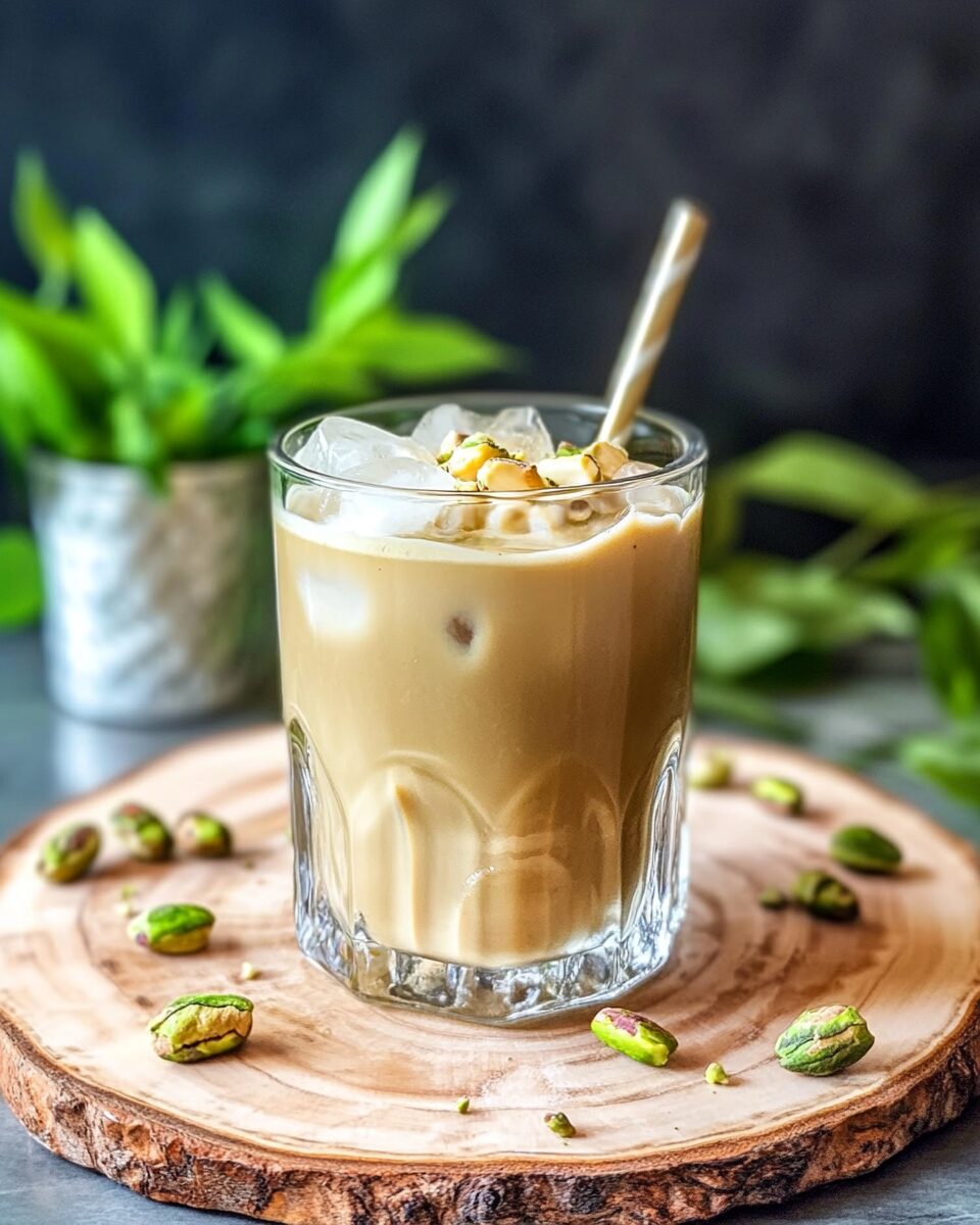Iced Pistachio Latte