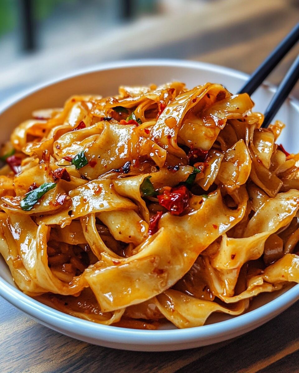 Spicy Garlic Chilli Stir-Fried Noodles
