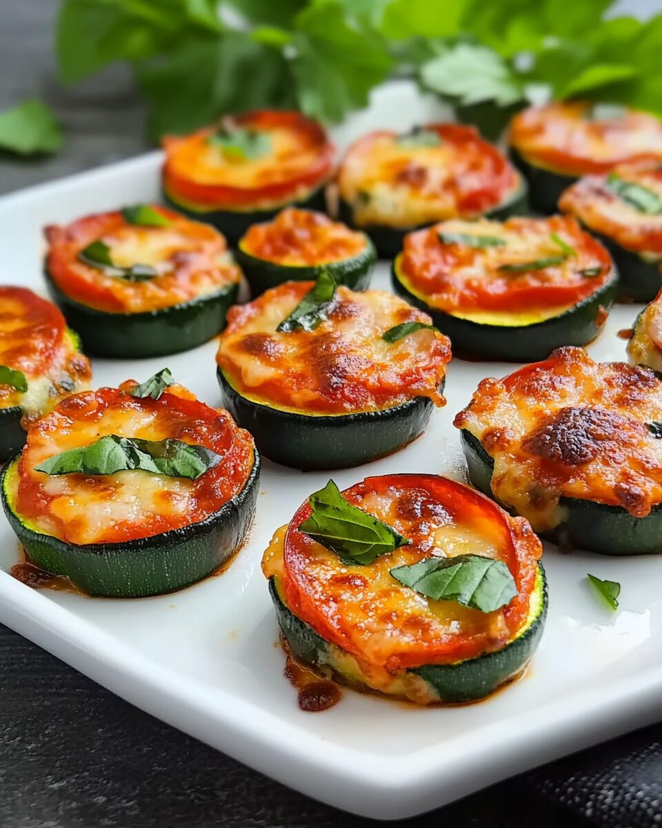 Zucchini Pizza Bites
