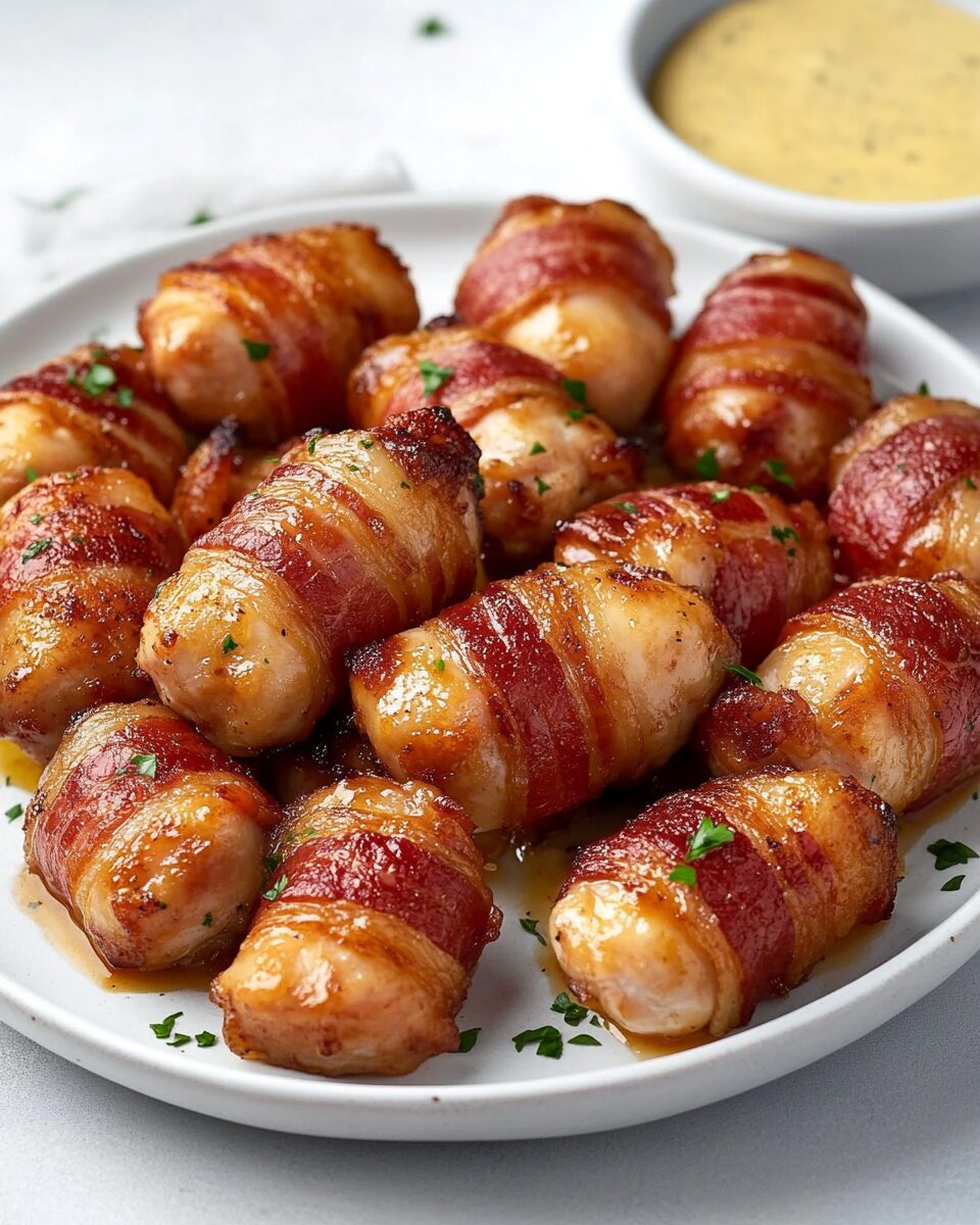 Bacon-Wrapped Chicken Bites