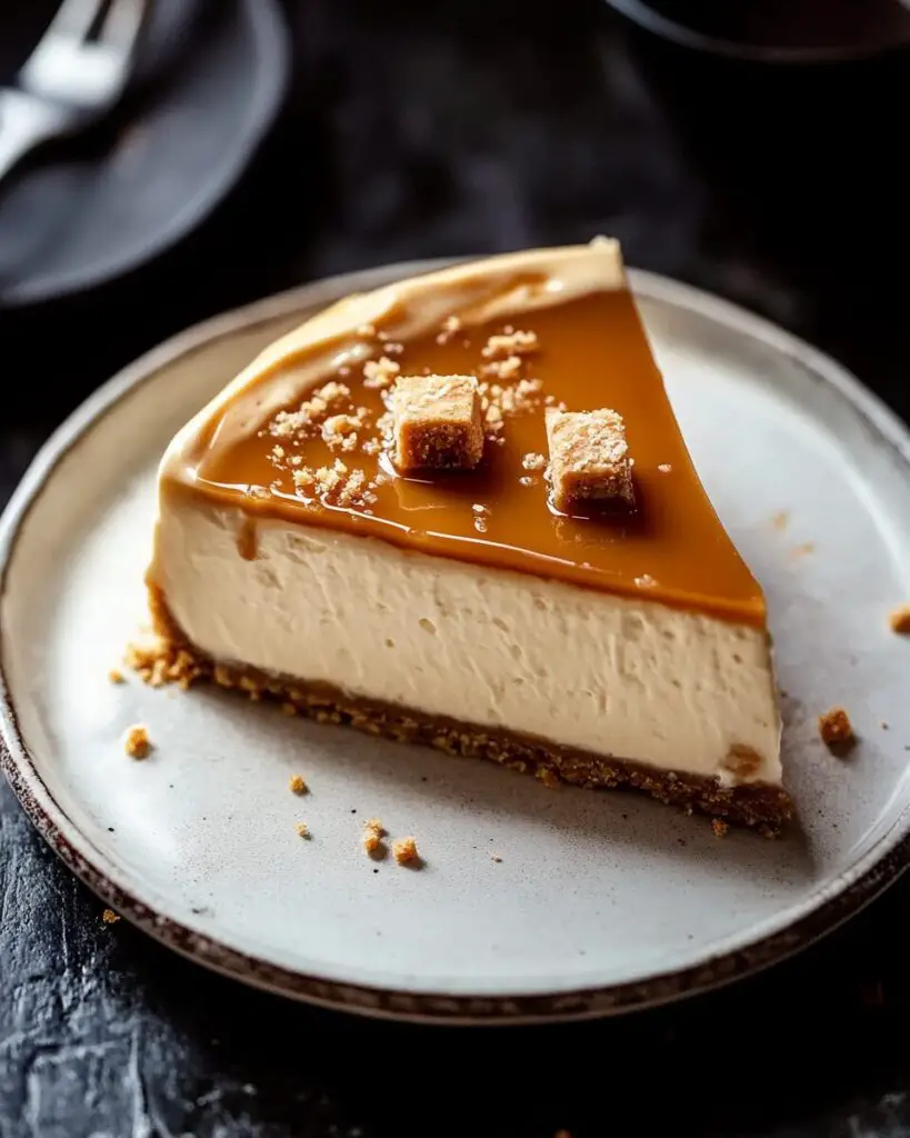 Biscoff Salted Caramel Cheesecake