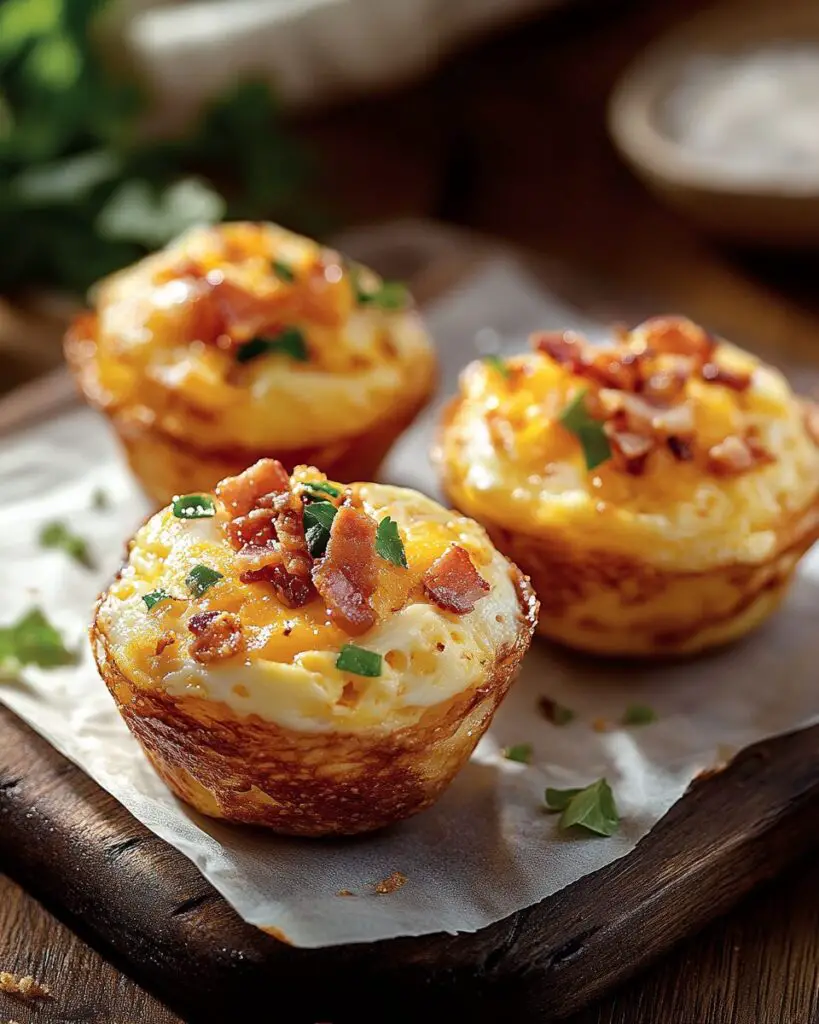 Cheesy Breakfast Egg Muffins