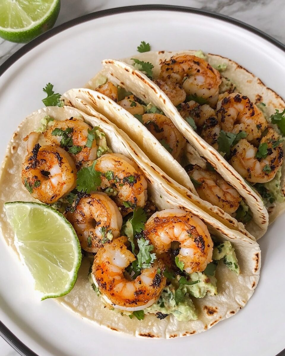 Cilantro Lime Shrimp Tacos