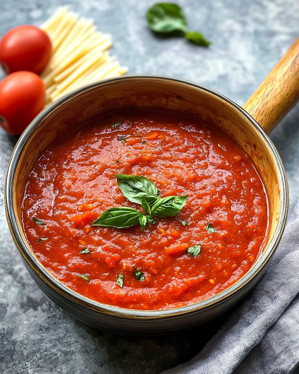 Classic Homemade Pasta Tomato Sauce