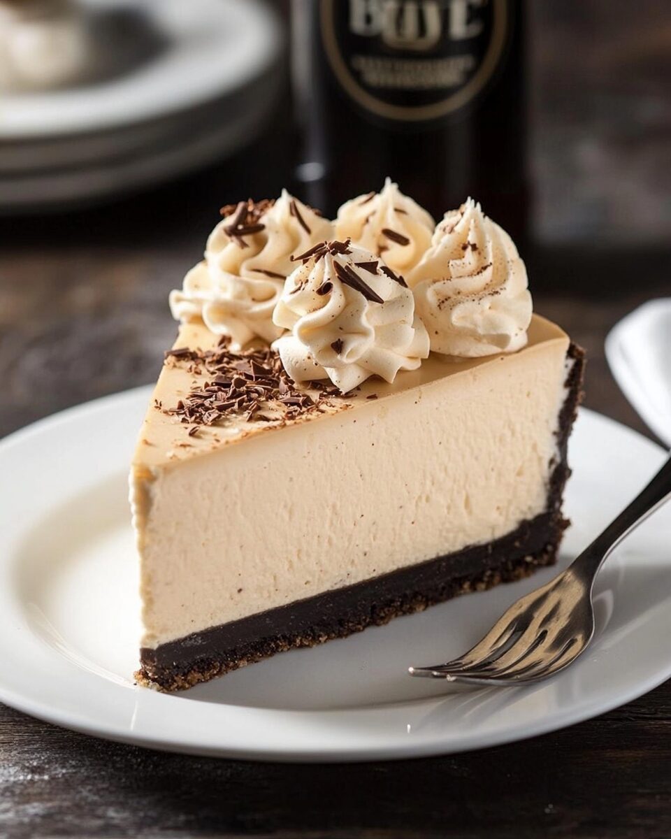 Creamy Baileys Irish Cream Cheesecake