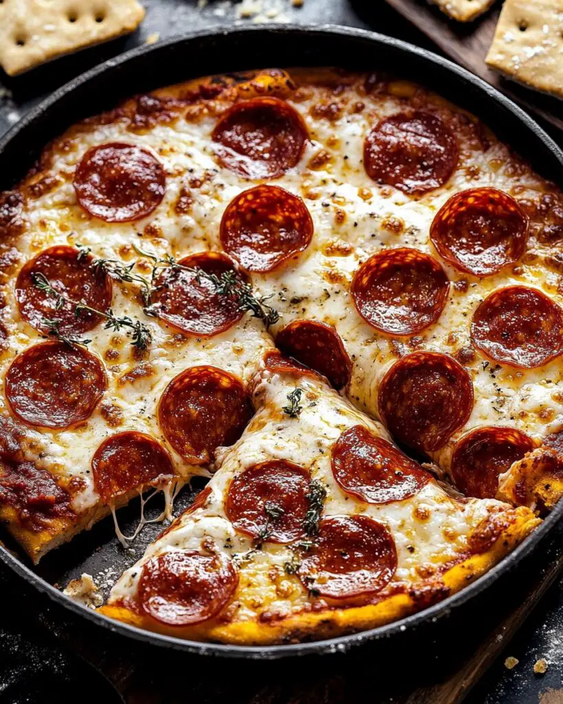 Creamy Pepperoni Pizza Dip