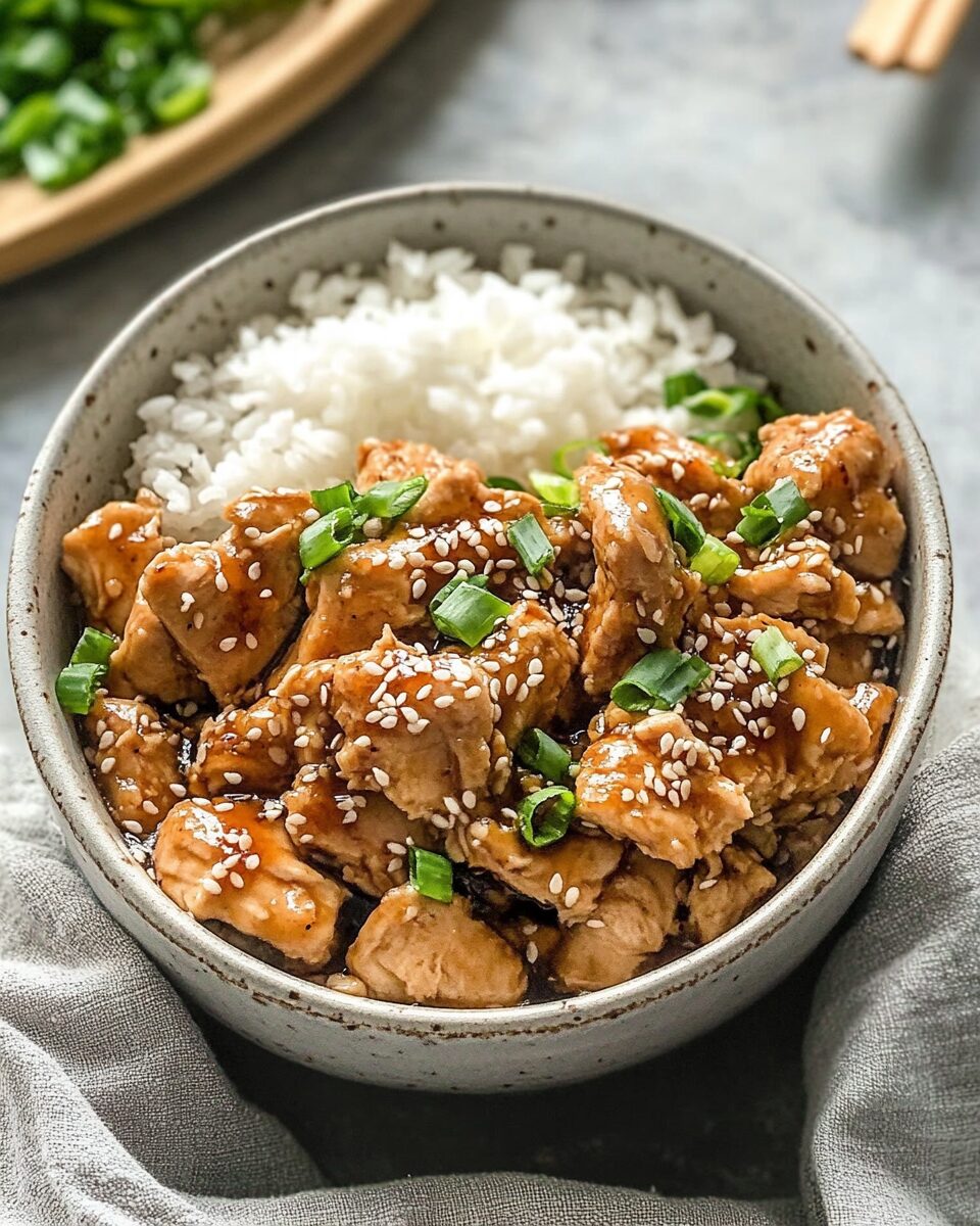 Crock Pot Sesame Honey Chicken