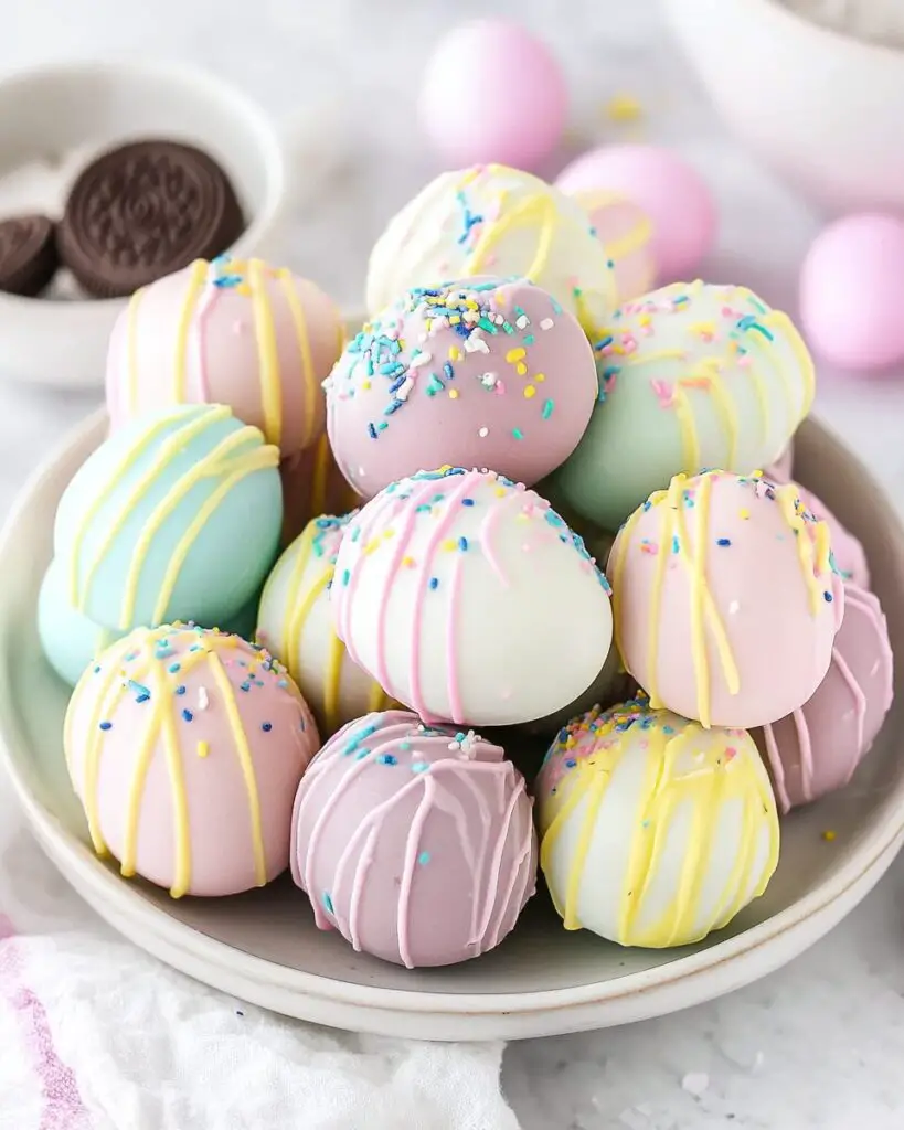 Easter Egg Oreo Truffles