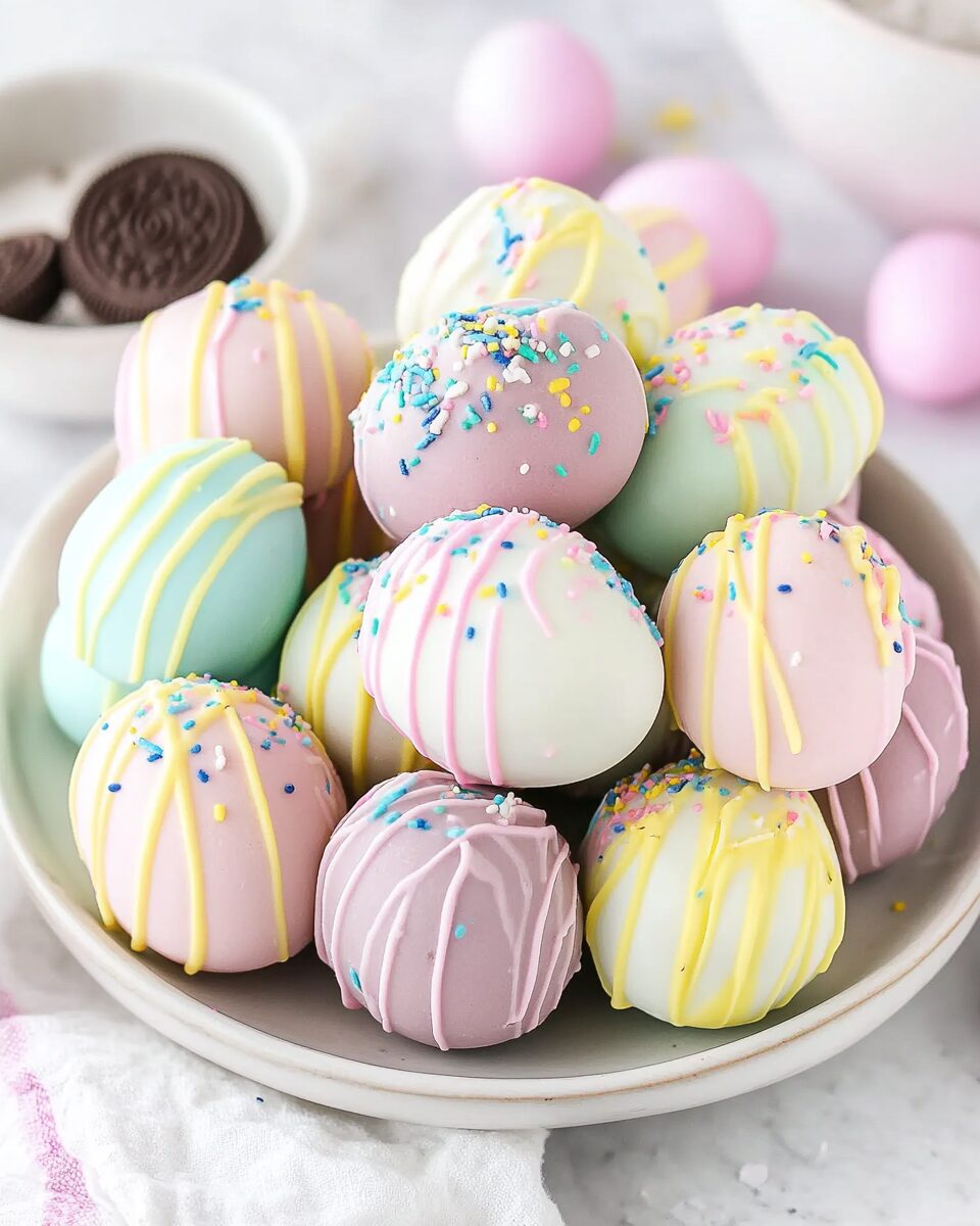 Easter Egg Oreo Truffles
