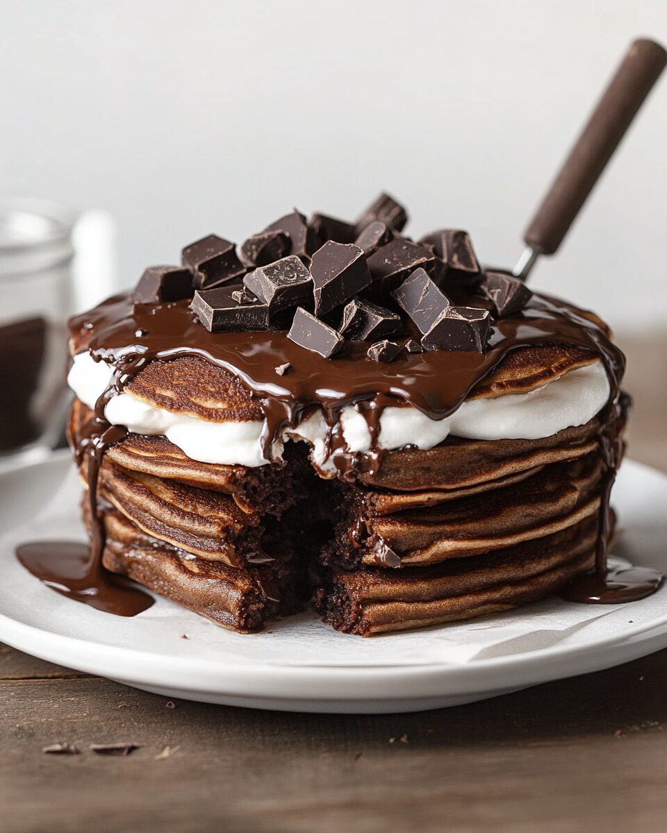 Fluffy Chocolate Lover’s Pancakes