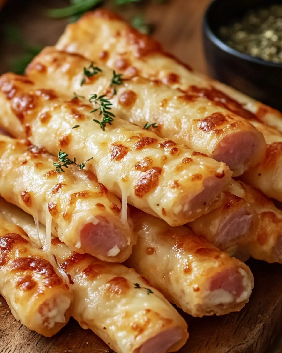 Ham and Cheese Sticks