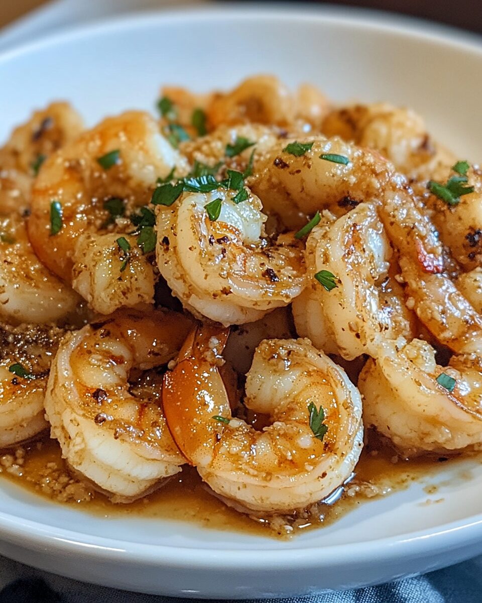 Hawaiian Garlic Shrimp