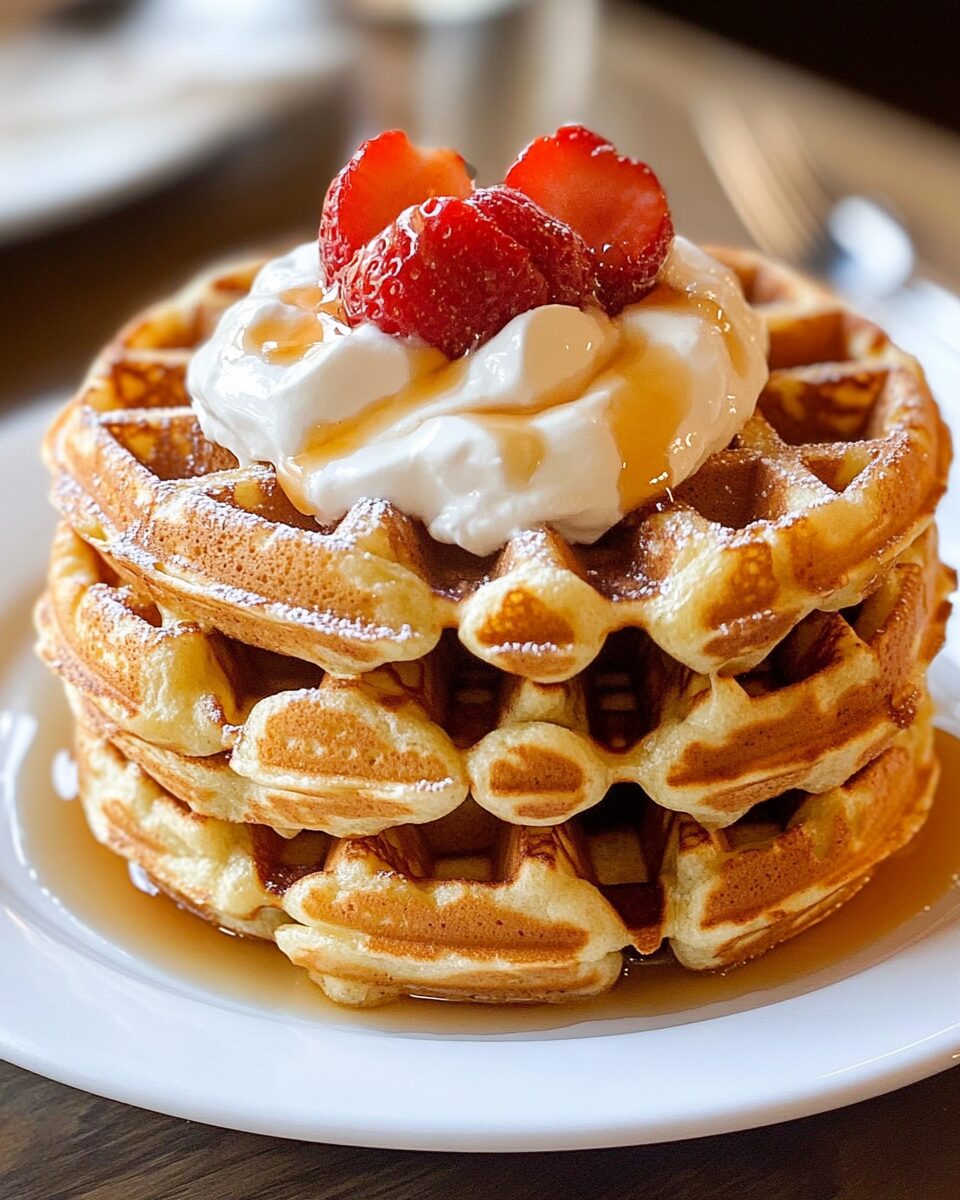 High-Protein Breakfast Waffles