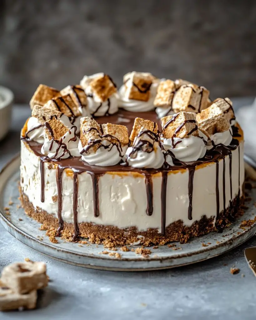 Indulgent S'mores Cheesecake Delight