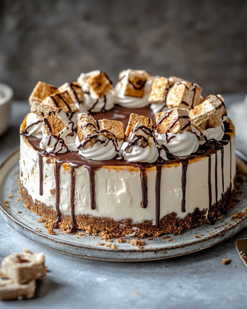 Indulgent S'mores Cheesecake Delight