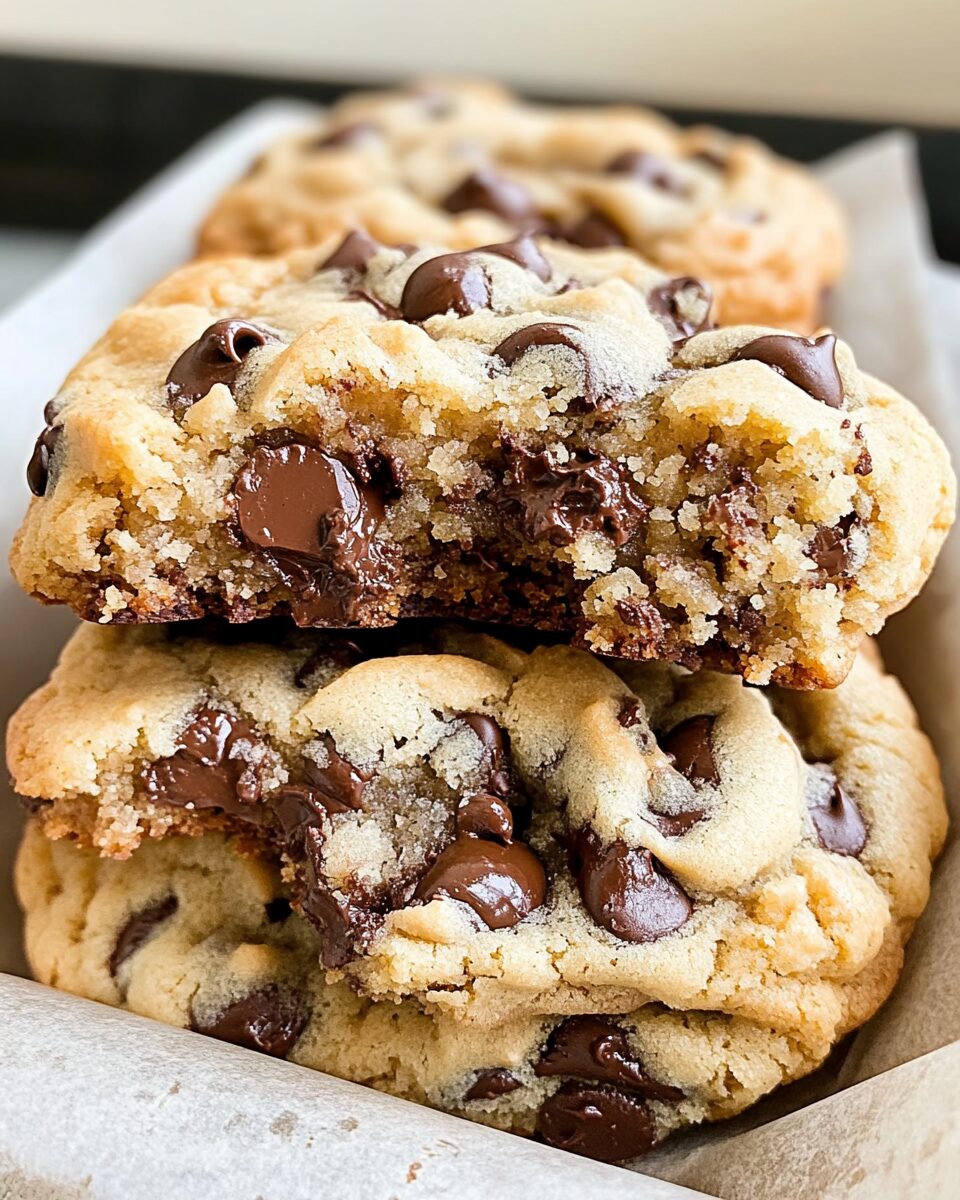 Levain-Style Giant Chocolate Chip Cookies