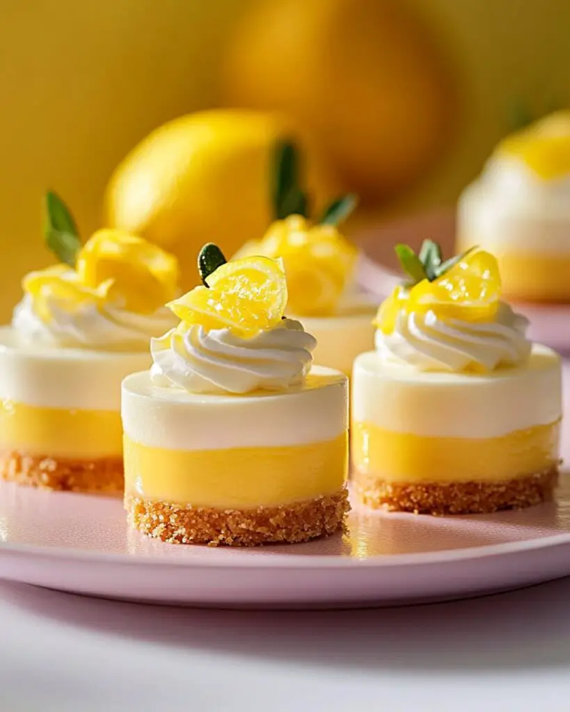 Mini Lemon Cheesecakes