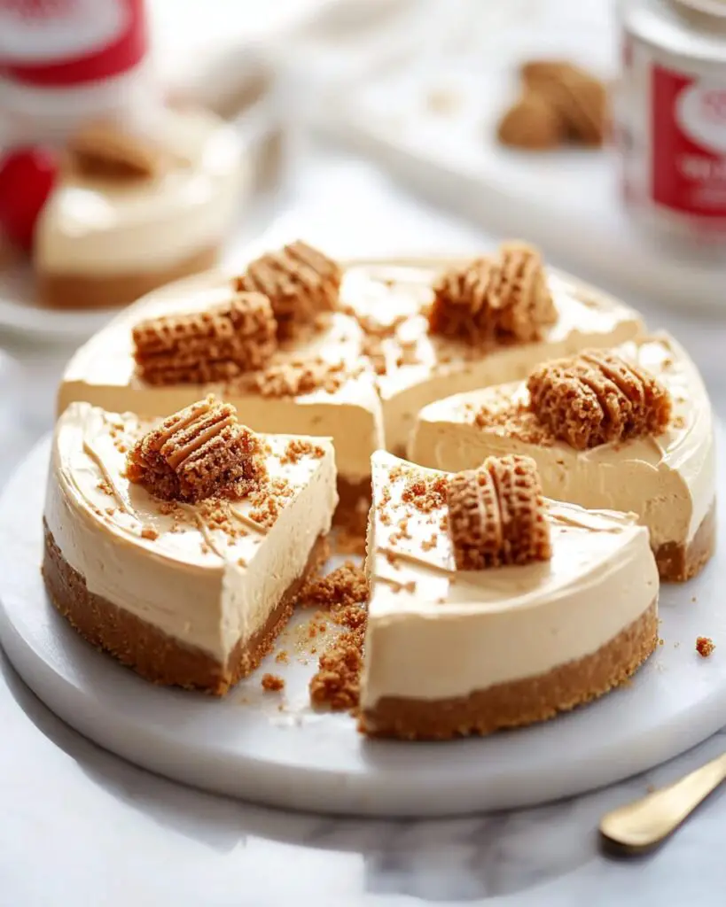 No-Bake Biscoff Cheesecake