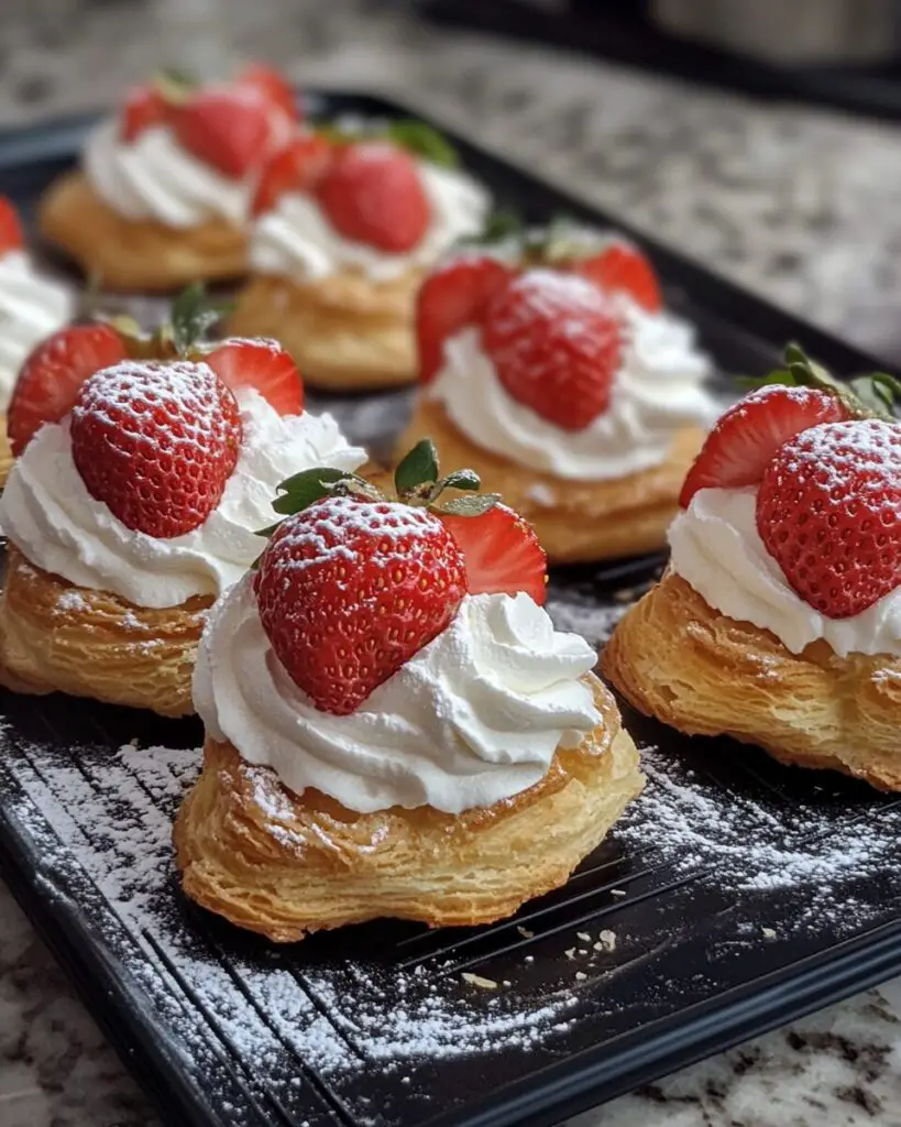 Strawberry Cream Puffs