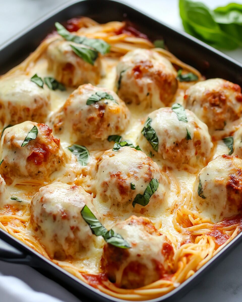 Baked Chicken Ricotta Meatballs