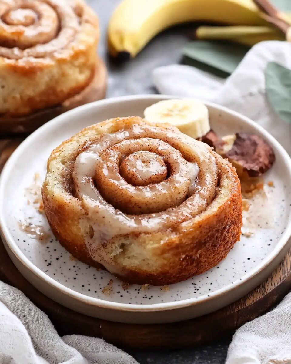 Banana Bread Cinnamon Rolls