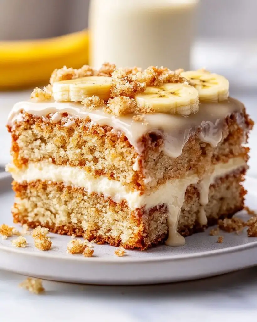 Banana Bread Crumb Cake